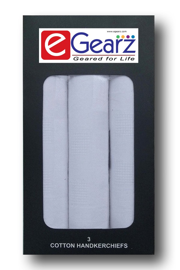 Handkerchief - Cotton - White