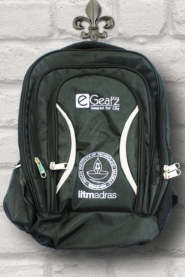 IIT Madras Laptop Bag - Black