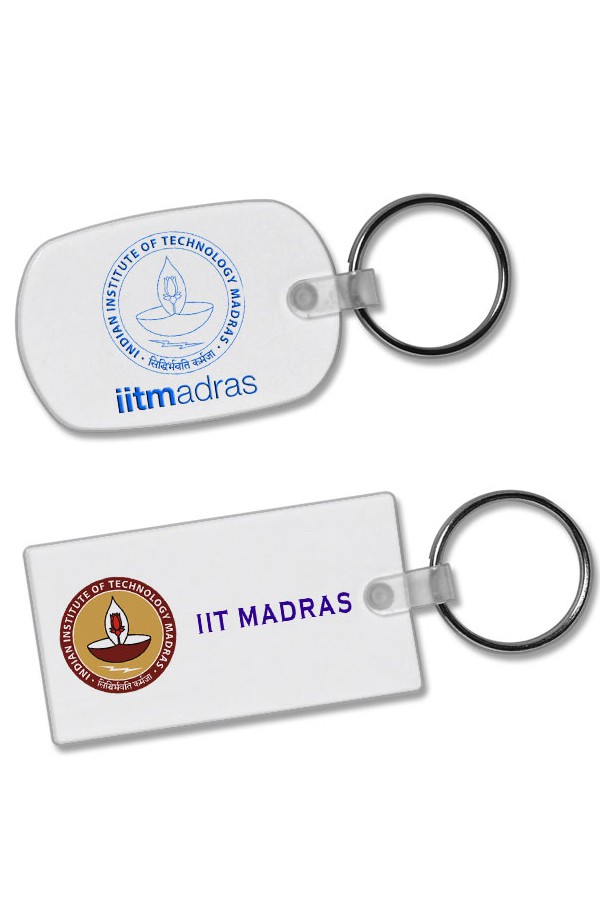 IIT Madras Key chain - Rectangle