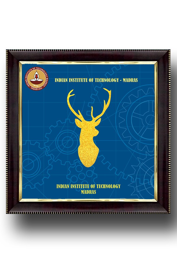 IIT Madras Memento - Frame - Deer Head-Eng
