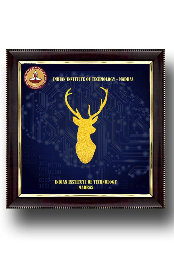 IIT Madras Memento - Frame - Deer Head - DB