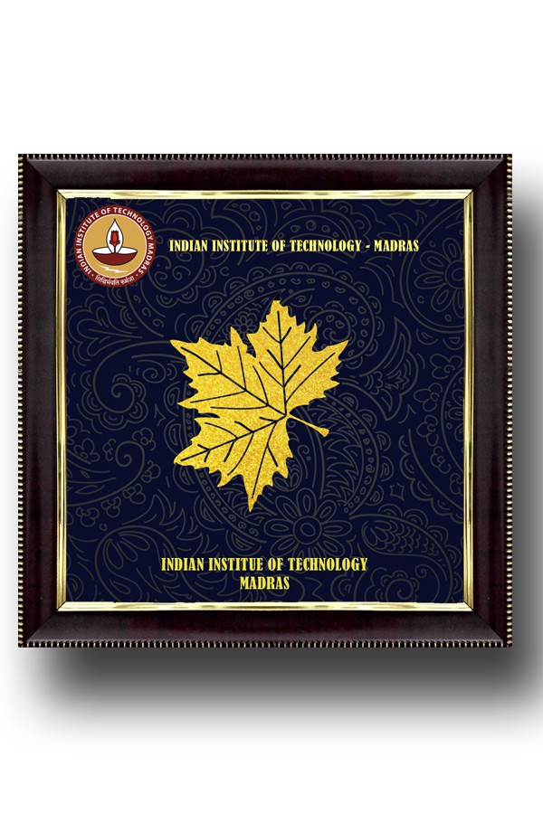 IIT Madras Memento - Frame - Maple Leaf