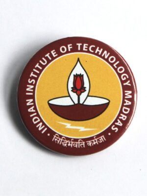 IIT Madras Badges 6cm- Tin