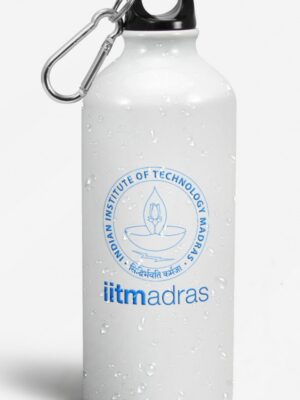 IIT Madras Water Bottle - Metal - White