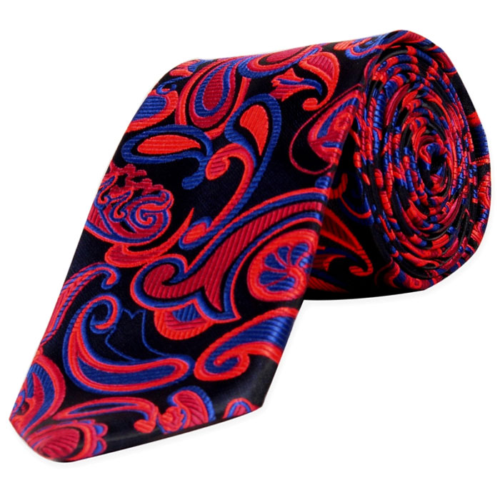 Formal Tie - Black Red