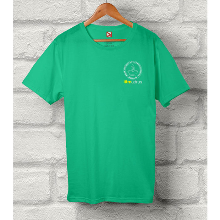 IIT Madras T Shirt Round Neck - Green