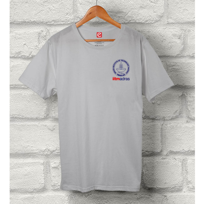 IIT Madras T Shirt Round Neck - Grey