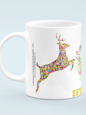 IIT Madras Coffee Mug - Deer Flower