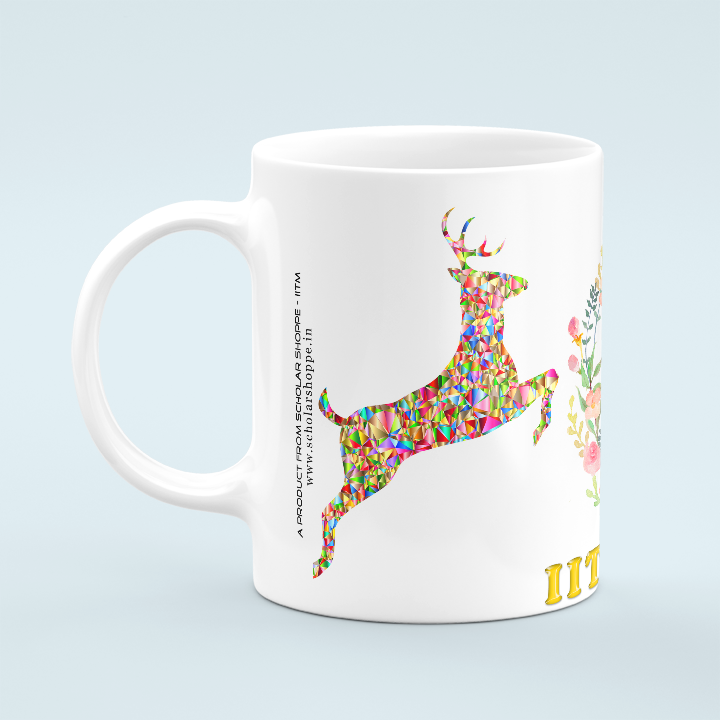 IIT Madras Coffee Mug - Deer Flower