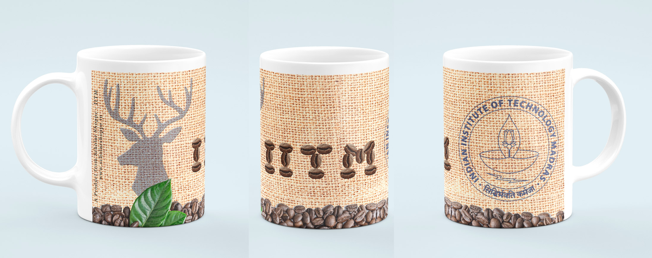 IIT Madras Coffee Mug - Coffee Beans