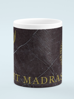 IIT madras coffee Mug granite-gold 2