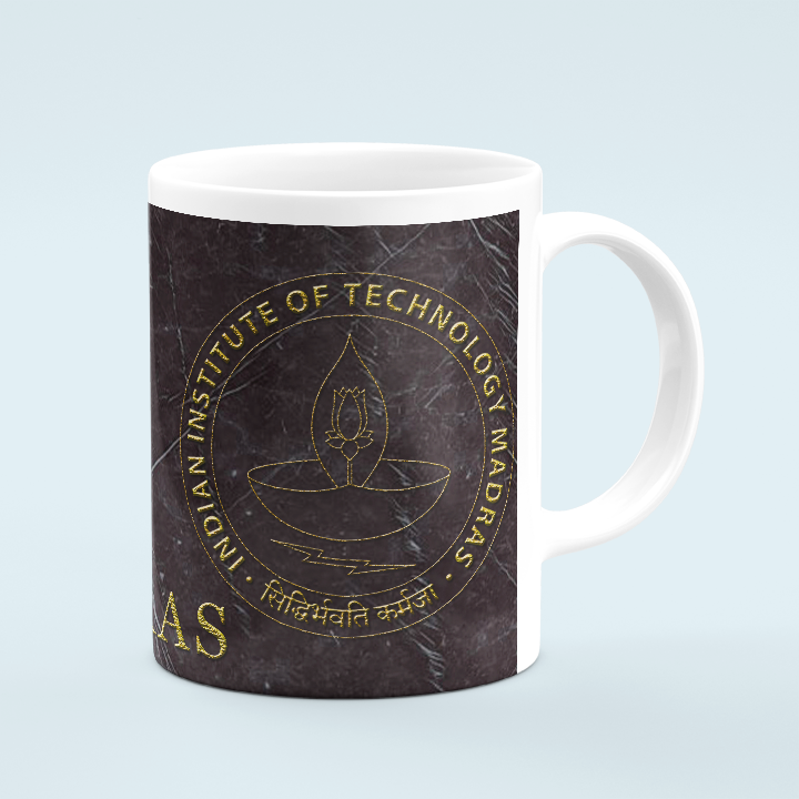 IIT Madras Coffee Mug - Granite-Gold