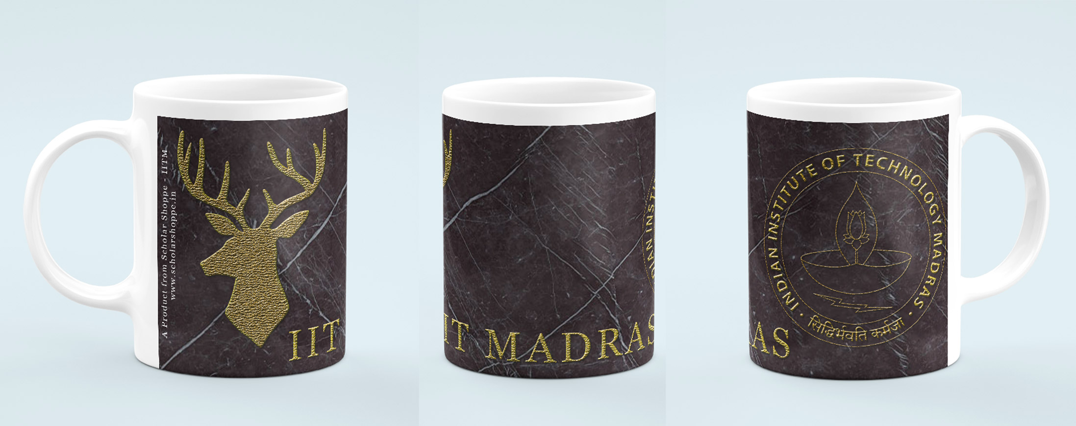 IIT Madras Coffee Mug - Granite-Gold