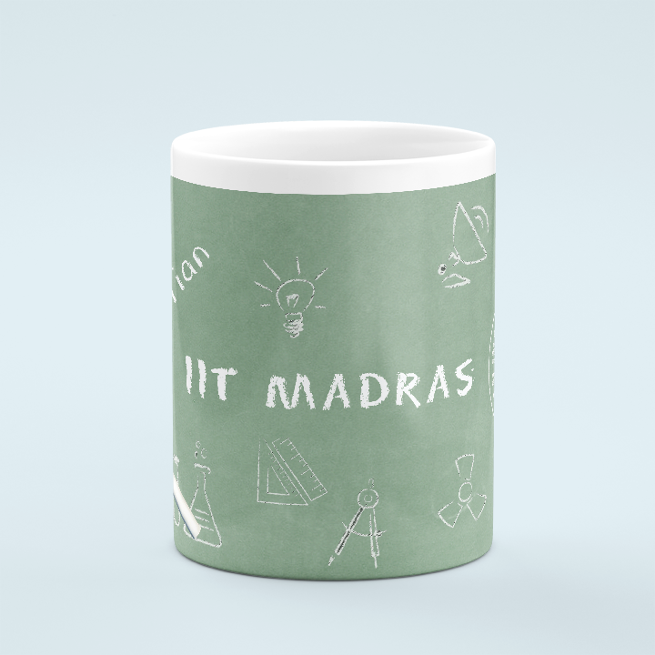IIT madras coffee mug Blackbord 2