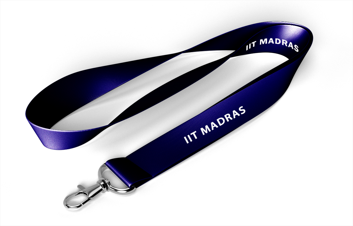 IIT Madras Lanyard - Navy Blue