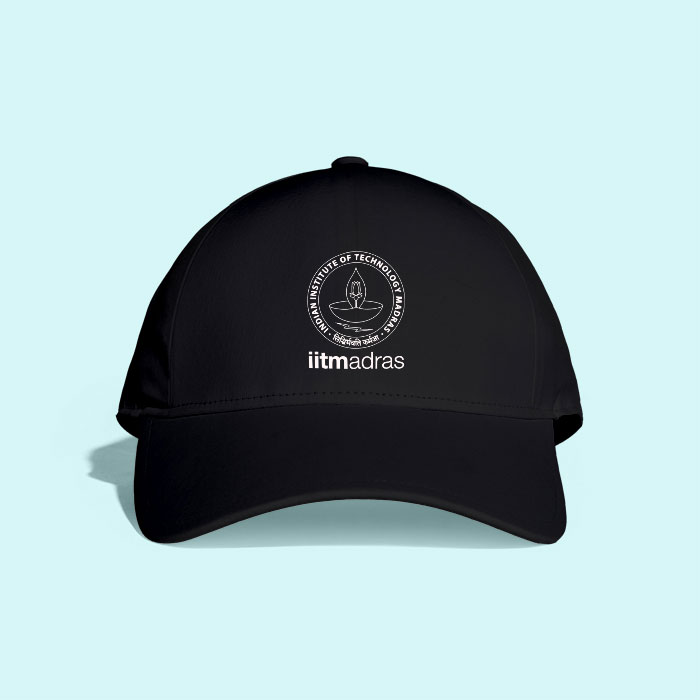 IIT Madras Cap - Sports - Black