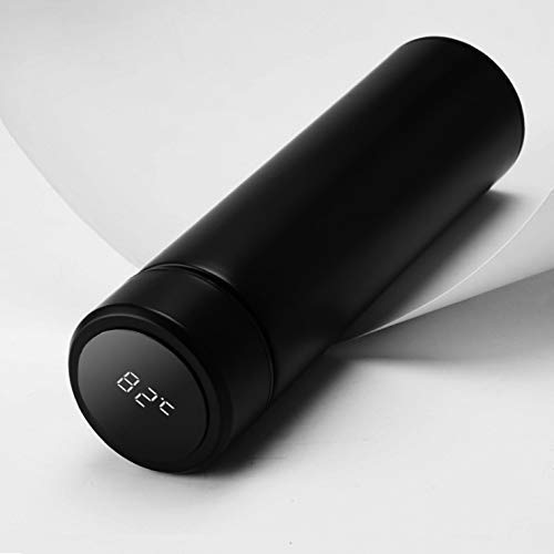 IIT Madras Water Bottle - Thermos -Black- Engraved Logo