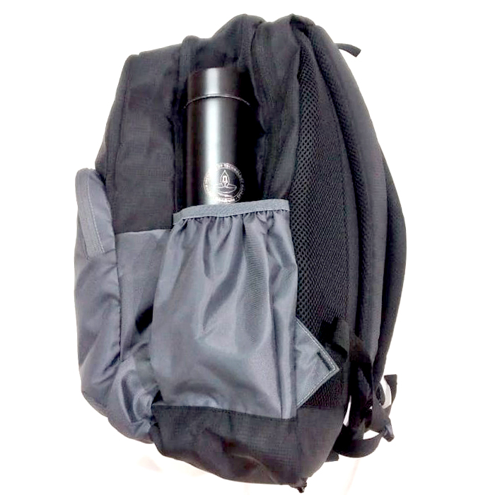 IIT Madras Laptop Bag - Black-Grey-2