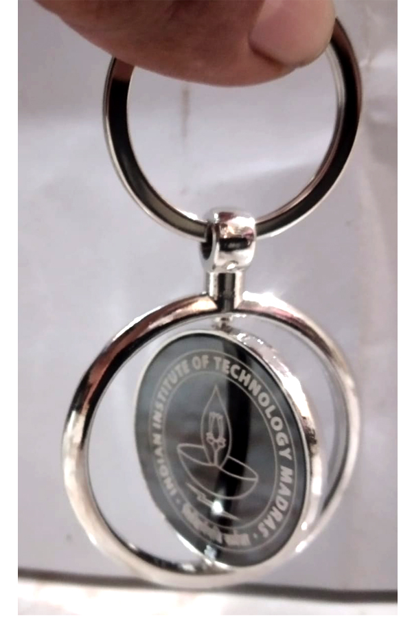 IIT Madras Key chain - Steel