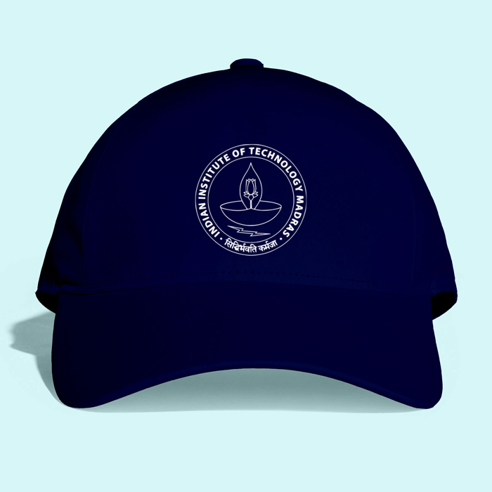 IIT Madras Cap - Sports - Navy - White logo