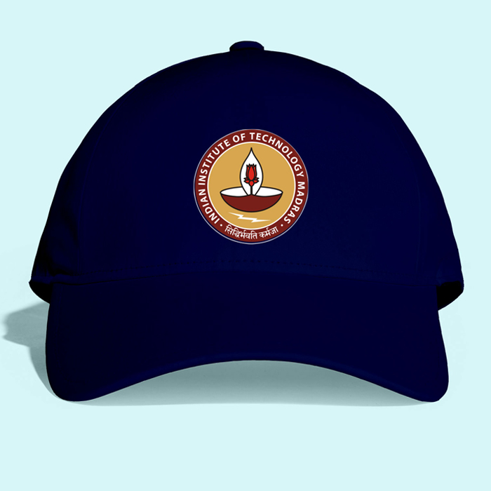 IIT Madras Cap - Sports - Navy - colour logo