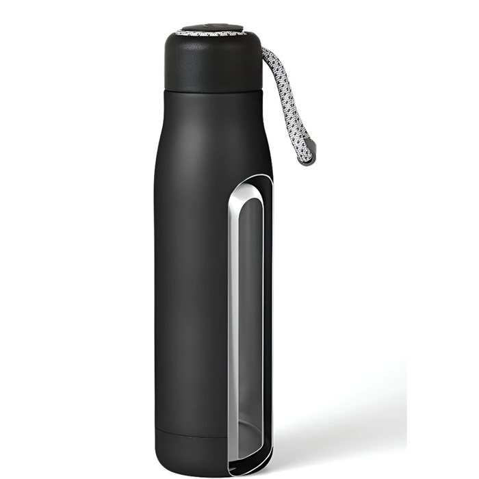 IIT Madras Water Bottle - Hot and Cold -Black
